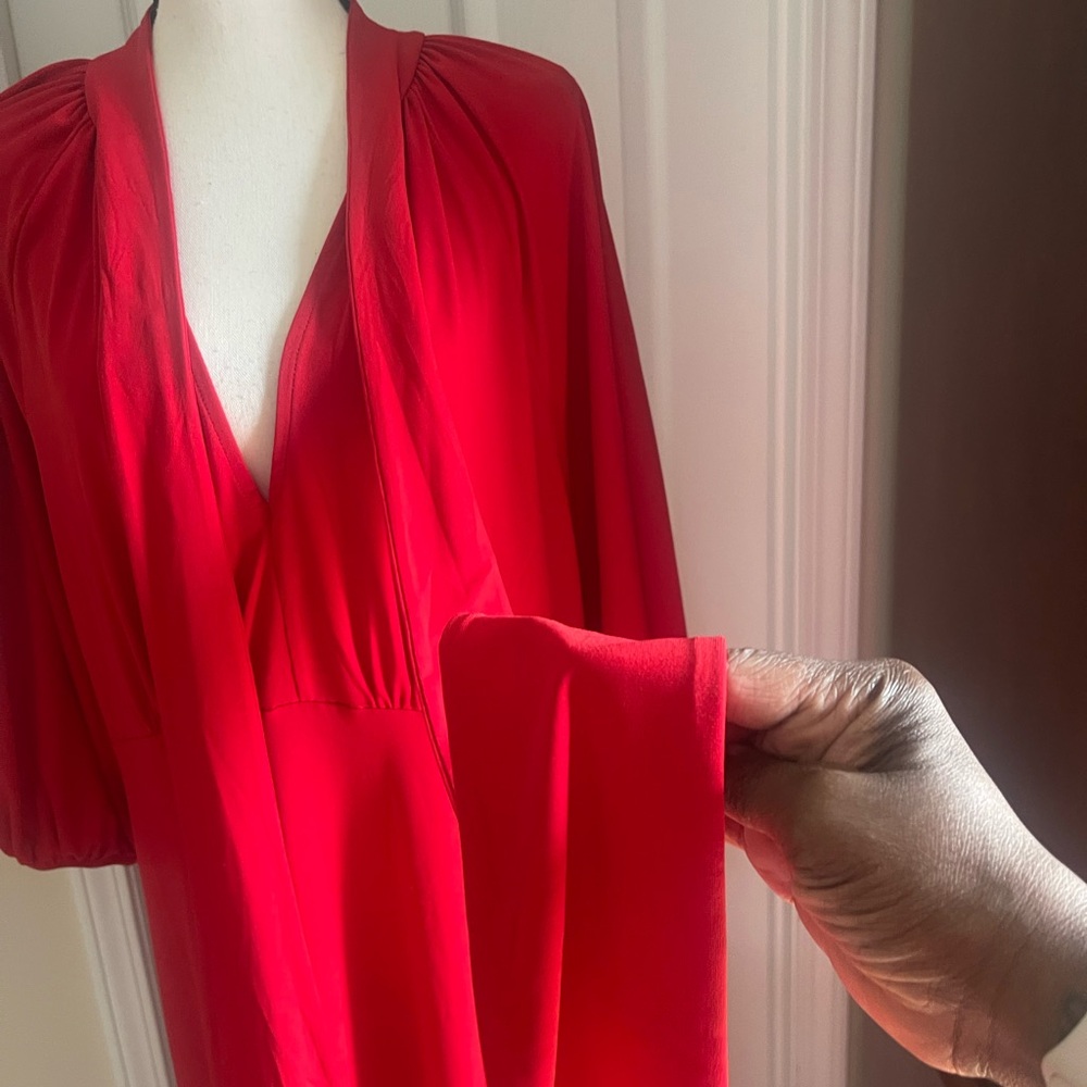 Eloquii Red Maxi Dress - Picture 4 of 12